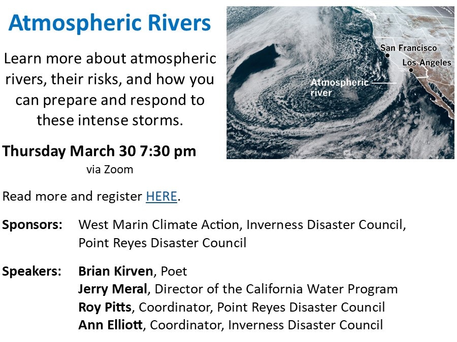 Atmospheric River Webinar Thursday March 30th