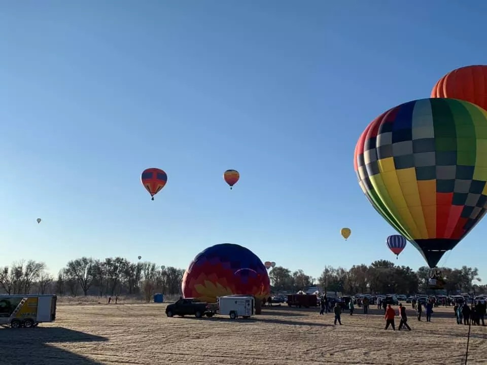 hot air balloons