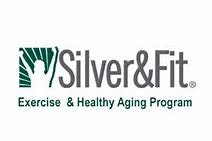 The image features the logo for Silver&Fit, an exercise and healthy aging program aimed at promoting fitness for seniors.