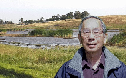 May contain: person, human, face, plant, grass, nature, outdoors, and land