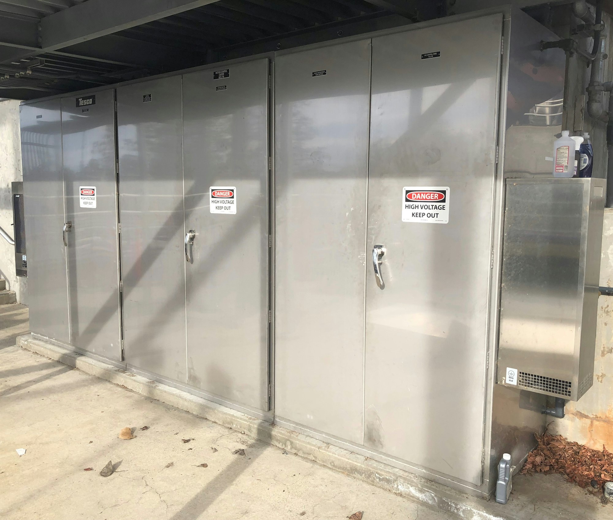 Wastewater treatment plant uv disinfection motor control center