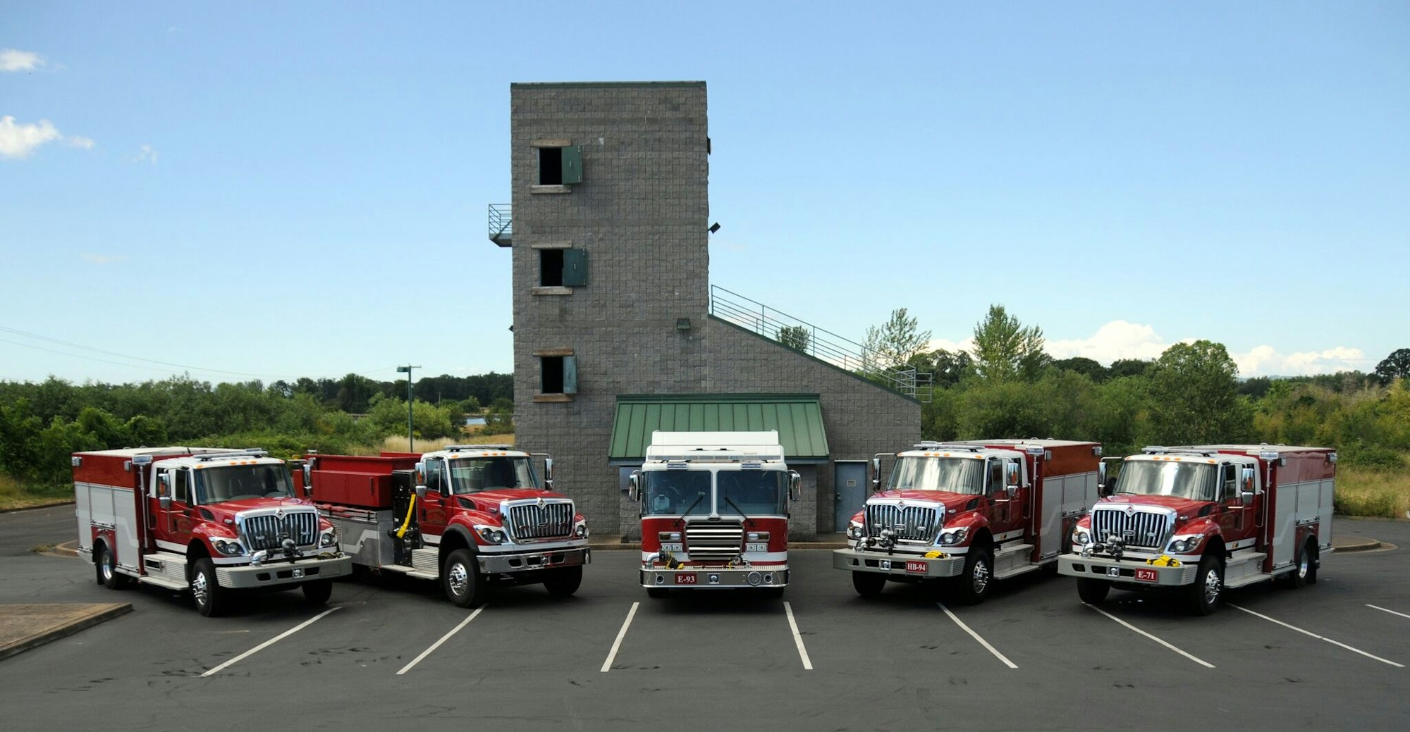 May contain: vehicle, truck, transportation, and fire truck
