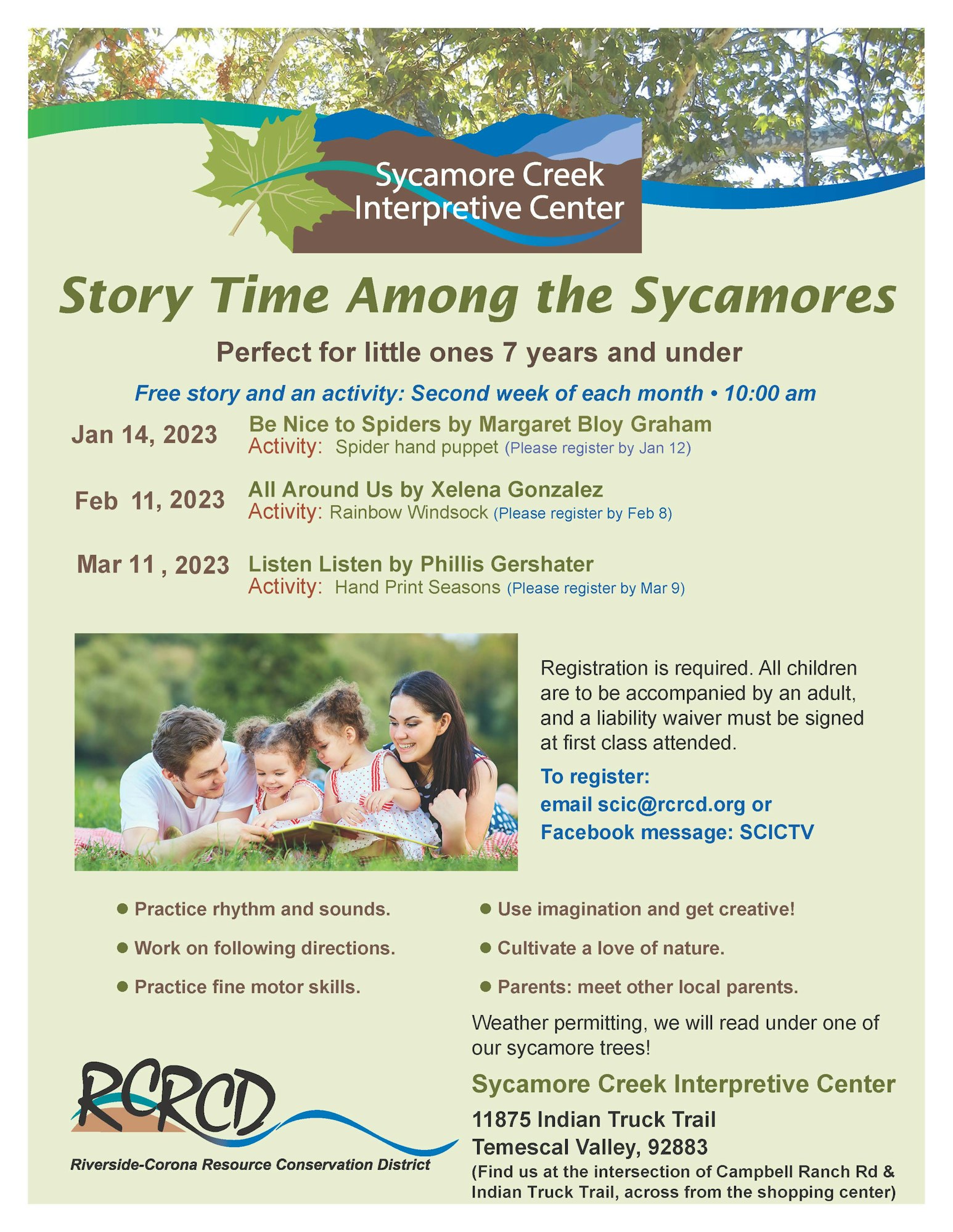 Story time flyer