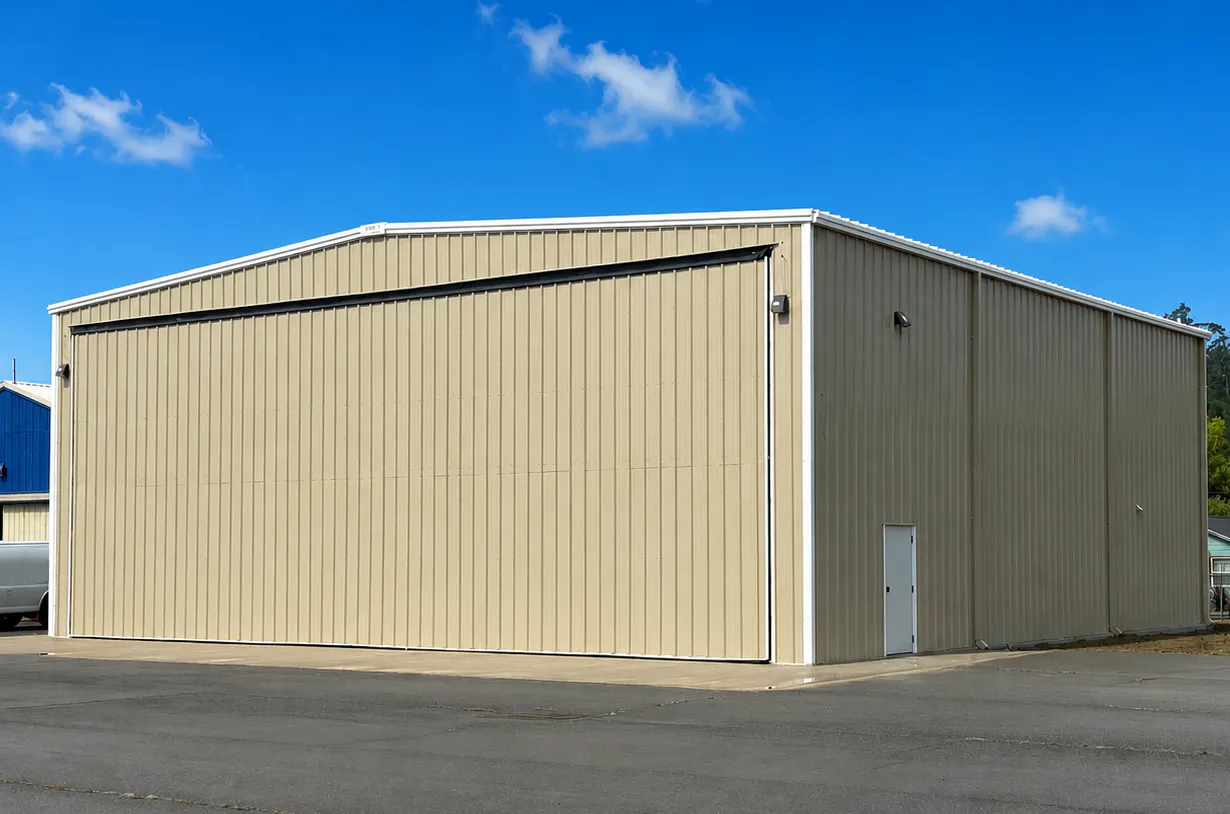 Newly constructed 60'x60' hangar located on Juliet ramp