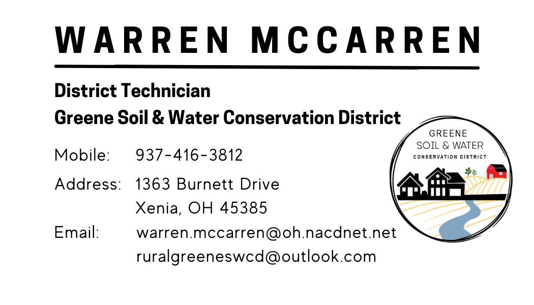 Warren McCarren business card front
