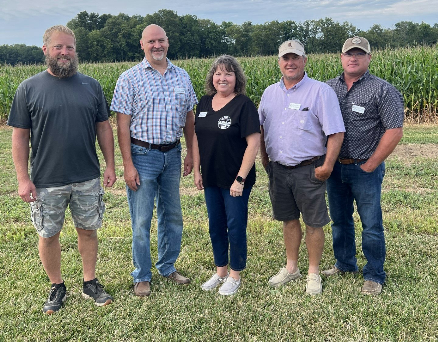 L to R; Mike Beam, Doug Anderson, Kim Snyder, Scott Harner, David Quallen (former member)