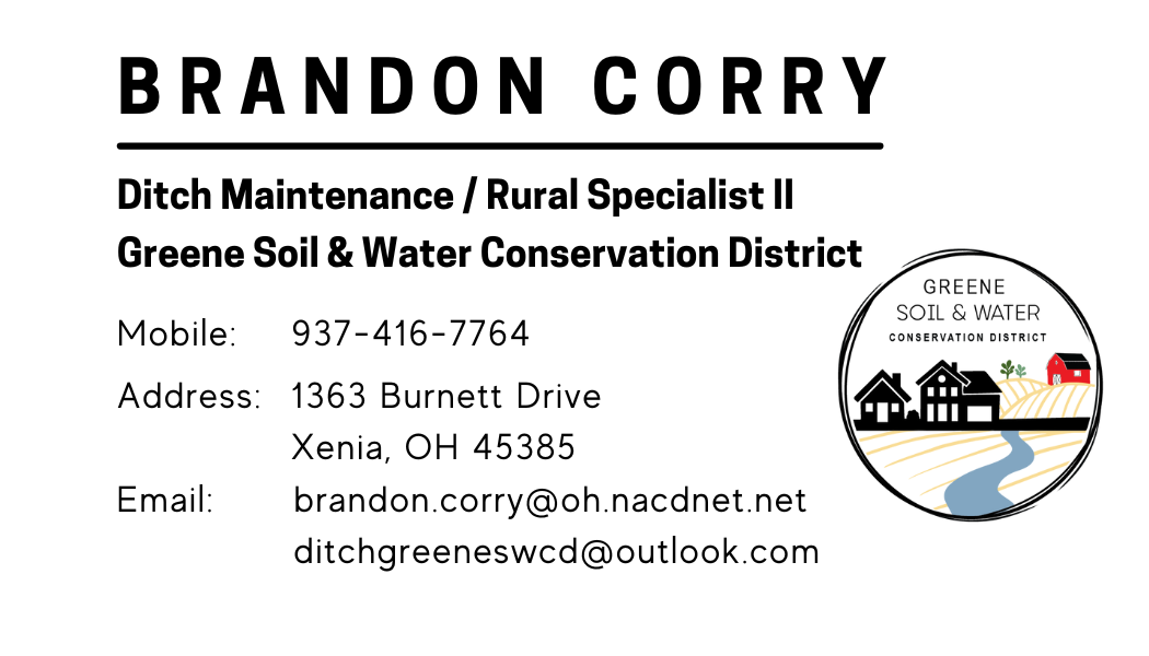 Brandon Corry business card front