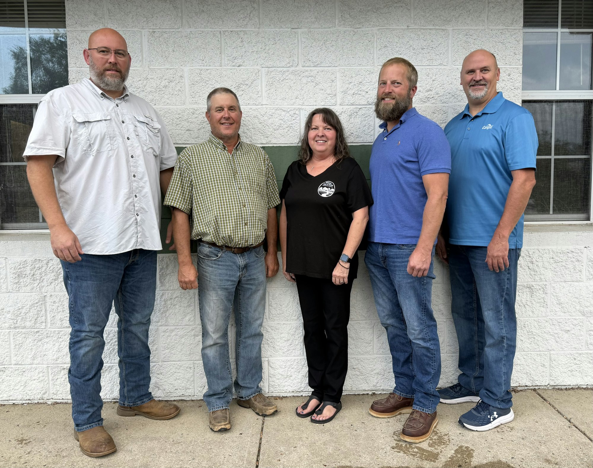 L to R; Jerrod Pickens, Scott Harner, Kim Snyder, Mike Beam, Doug Anderson