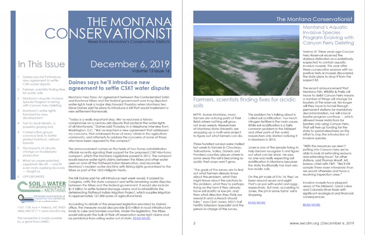 The Montana Conservationist December 6