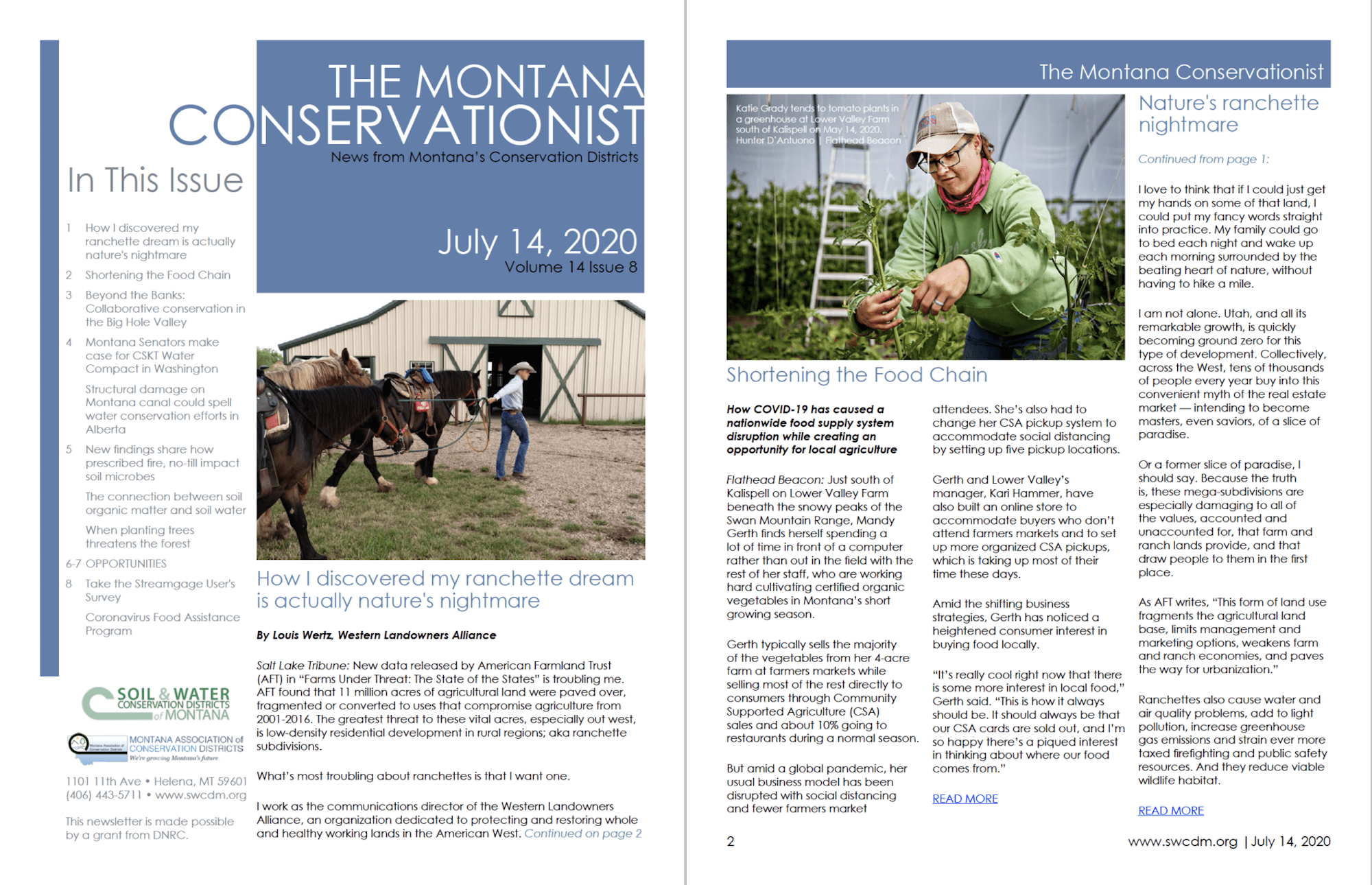The Montana Conservationist July 14