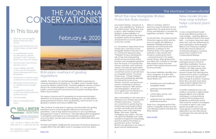 The Montana Conservationist Feb 4