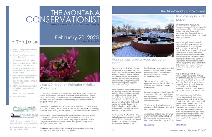 The Montana Conservationist Feb 20