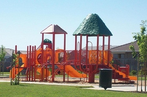 May contain: playground and play area