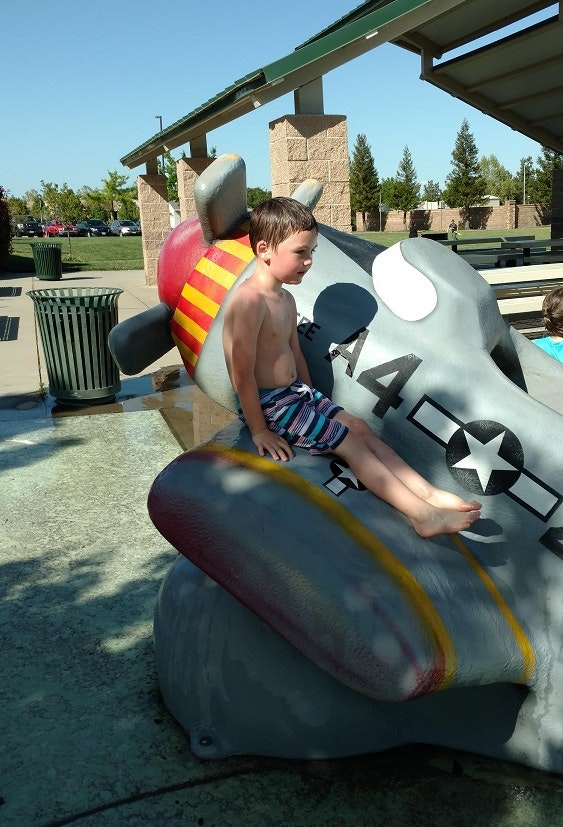 May contain: human, person, playground, and play area
