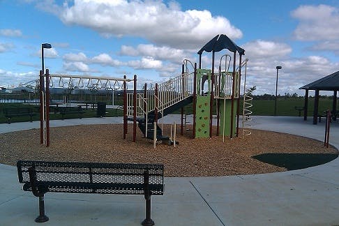 May contain: bench and furniture