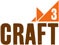 The image shows the word “CRAFT” with an orange triangle above and the number “3” inside it.