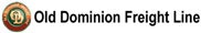 Logo of Old Dominion Freight Line with a circular emblem on the left.