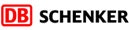 Logo of DB Schenker with "DB" in a red square and "SCHENKER" in black bold letters.