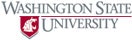 Washington State University logo with cougar emblem.