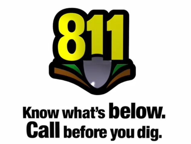 Call 811 before you dig