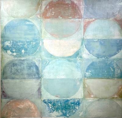 May contain: home decor, linen, art, modern art, and texture
