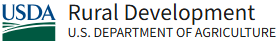 USDA Rural Development logo, U.S. Department of Agriculture.