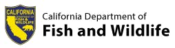 California Department of Fish and Wildlife logo and name.