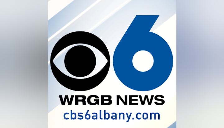 The image features the logo of WRGB News, a CBS affiliate, along with the website URL cbs6albany.com.