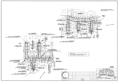 Detailed architectural site plan with measurements and annotations.