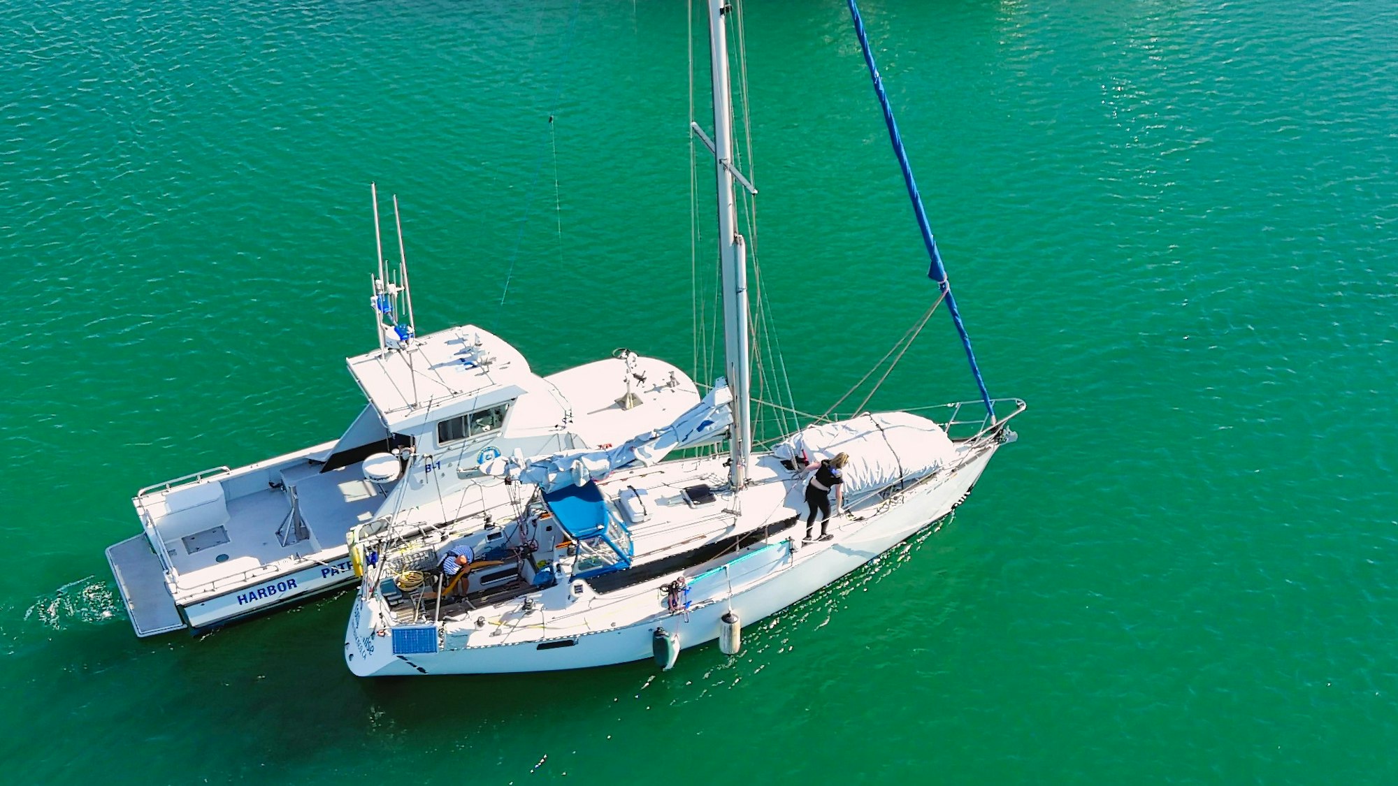 May contain: boat, vehicle, transportation, person, human, watercraft, and vessel