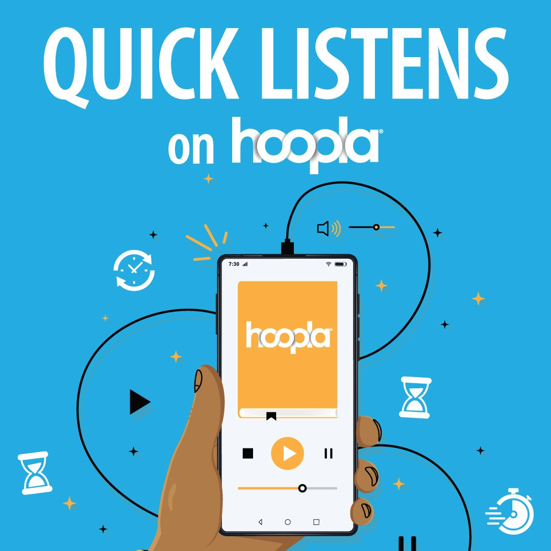 May contain: electronics, advertising for Hoopla