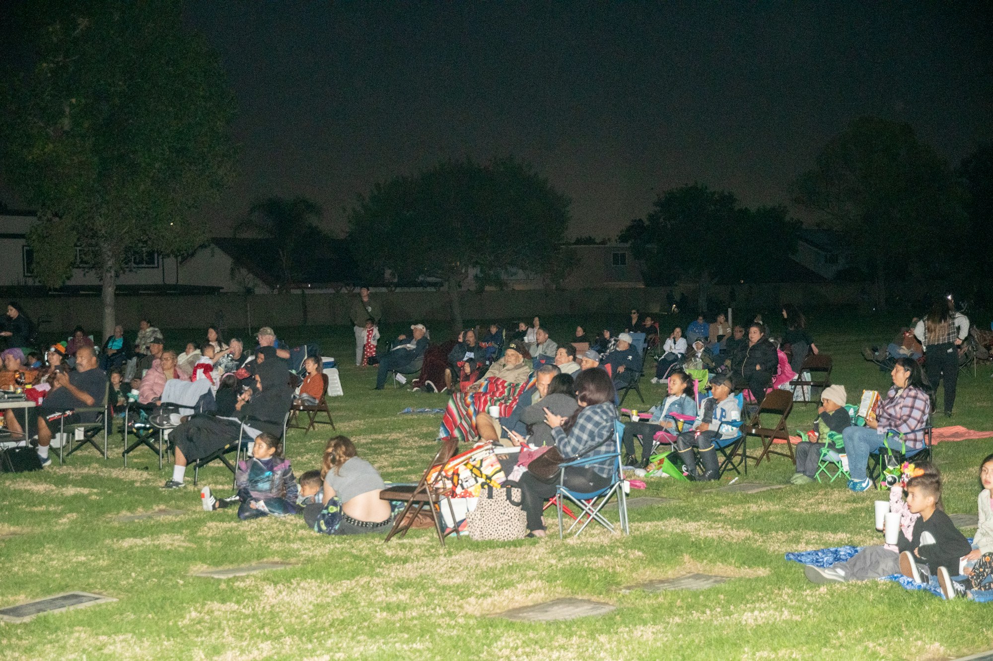 May contain: grass, plant, concert, person, crowd, people, park, outdoors, nature, shoe, footwear, clothing, handbag, bag, and accessories