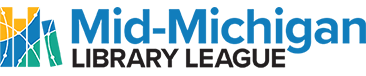 The image features the logo for the Mid-Michigan Library League.