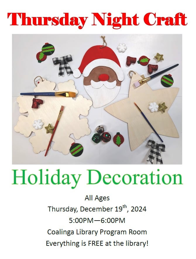 Thursday Night Craft Holiday Decor