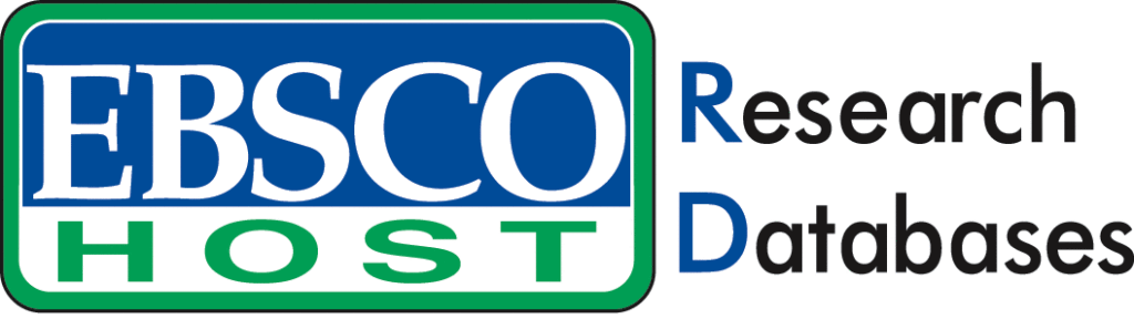 Logo of EBSCOhost, a provider of research databases.