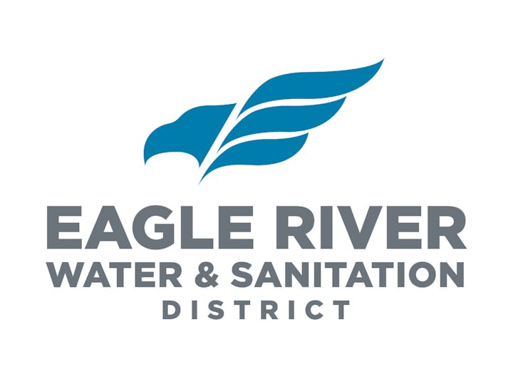 Logo of Eagle River Water & Sanitation District with a stylized eagle design.