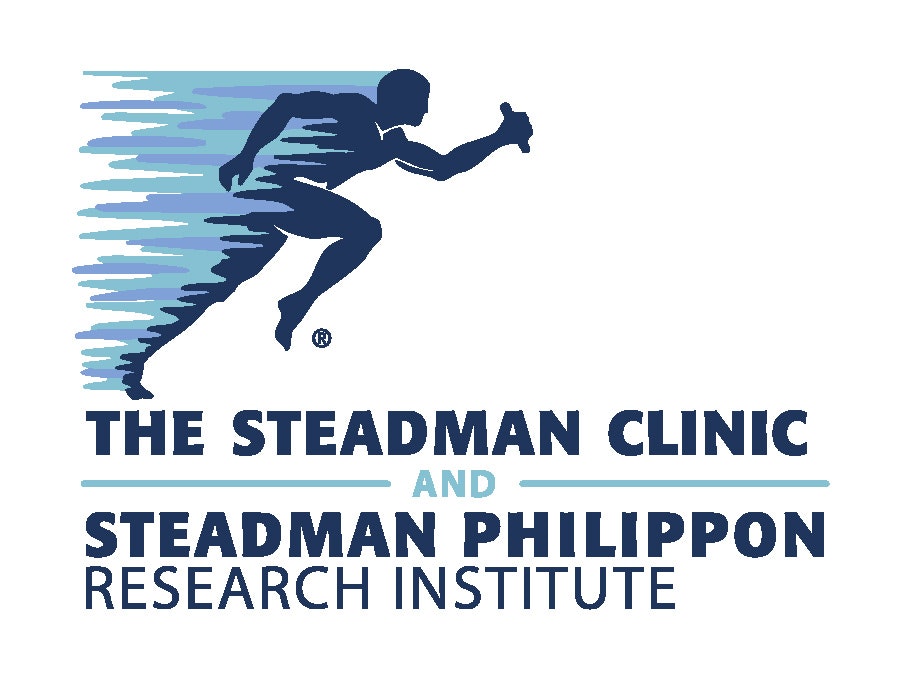 The image features a logo for The Steadman Clinic and Steadman Philippon Research Institute, highlighting athletic motion.