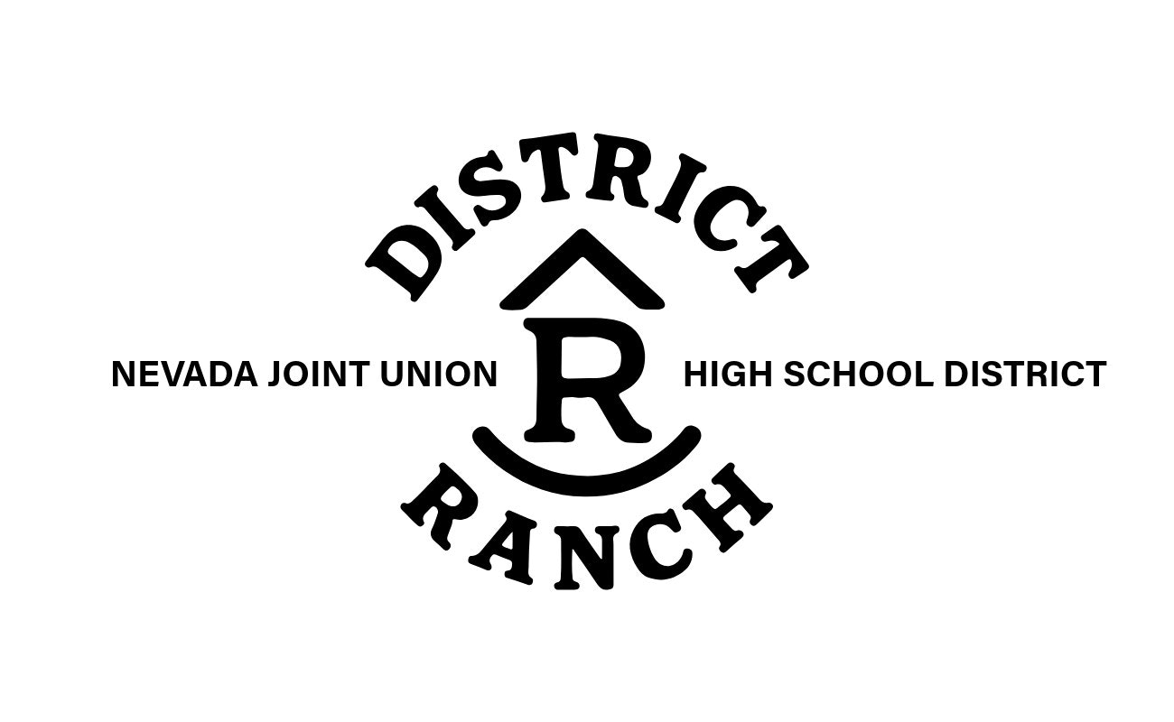 The image features a logo for the Nevada Joint Union High School District, highlighting "District Ranch."