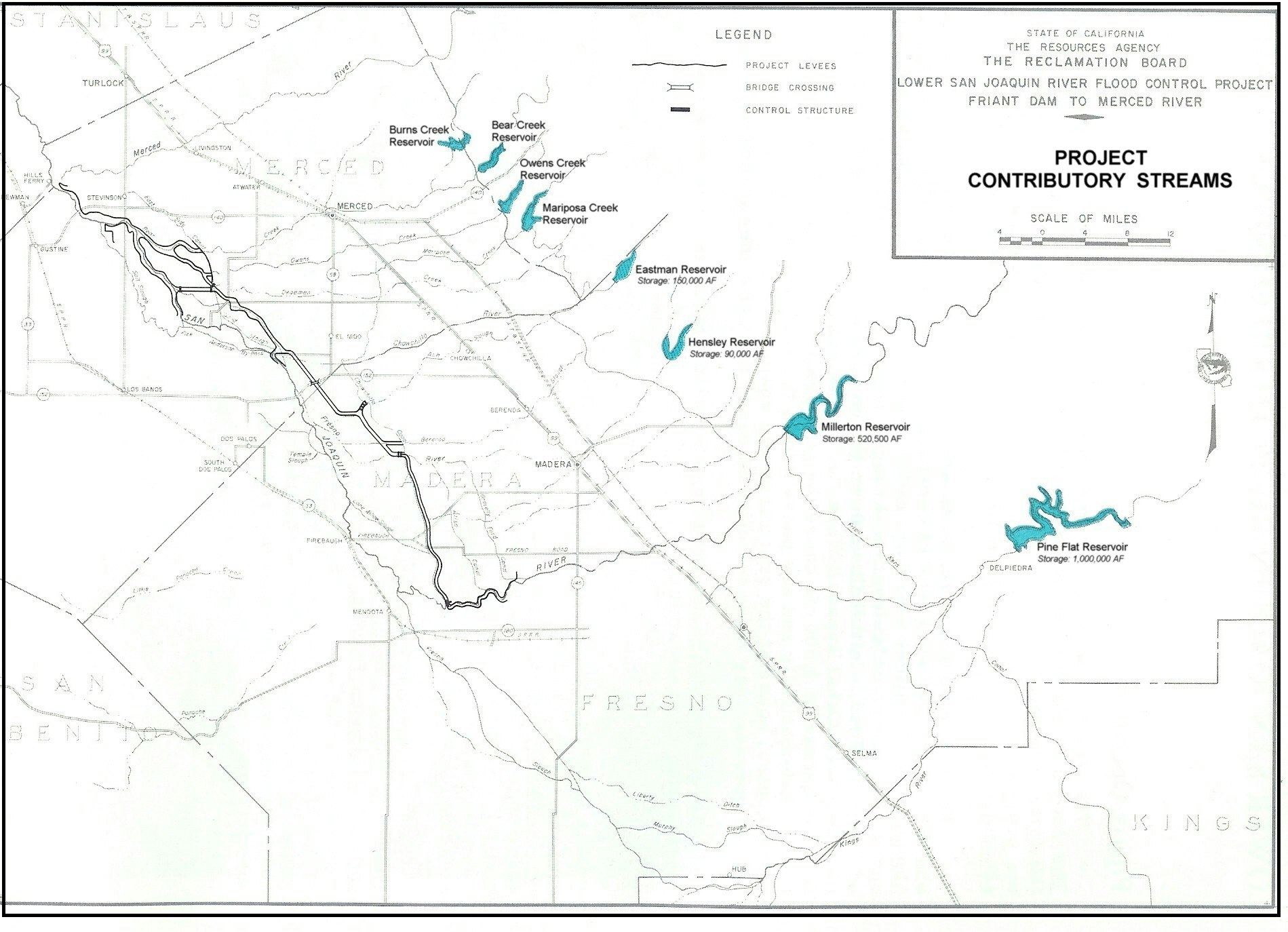 Lower San Joaquin River Flood Control Project Contributory Streams