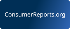 A blue rectangle with "ConsumerReports.org" in the center.