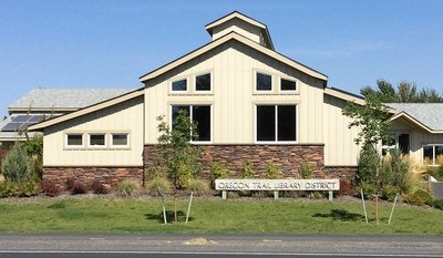 Irrigon Library building from the South side