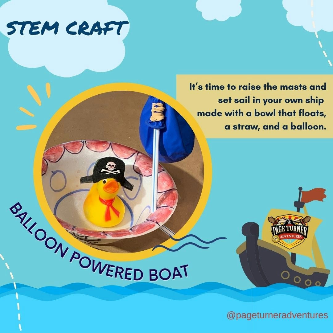 Ballon powered boat