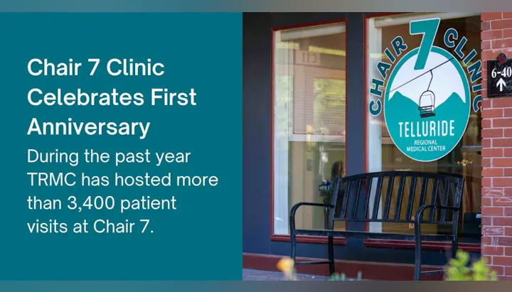 Chair 7 Clinic celebrates its first anniversary, hosting 3,400+ patient visits over the past year.