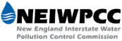Logo of "NEIWPCC" with a drop of water, representing the New England Interstate Water Pollution Control Commission.