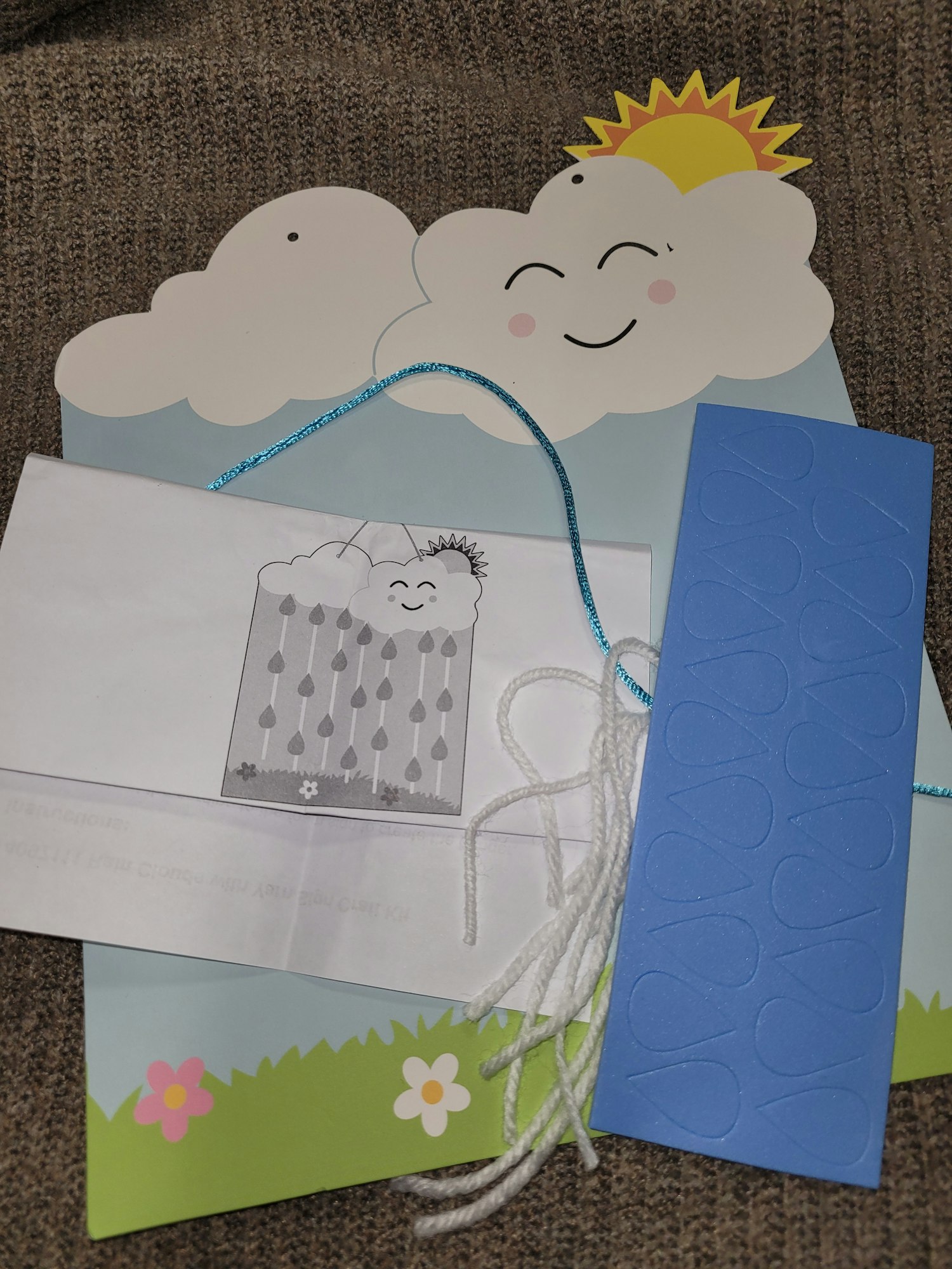 Child's craft kit.