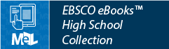 The image features a logo for EBSCO eBooks™ High School Collection, part of the Michigan Electronic Library (MeL).