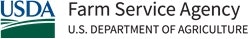 USDA Farm Service Agency logo with "U.S. Department of Agriculture" text.