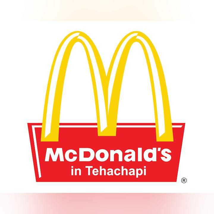 McDonald's logo with text "in Tehachapi" beneath it.