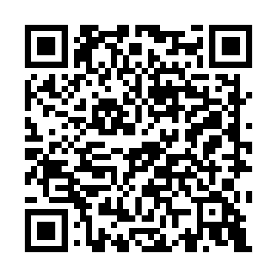 This image contains a QR code, which can be scanned to access information or a link associated with it.