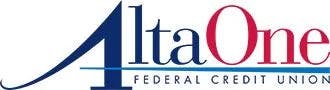 The image features the logo of AltaOne Federal Credit Union.